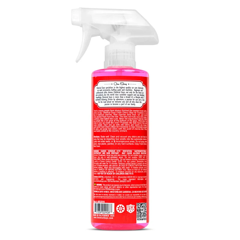 Chemical Guys Fresh Cherry Blast Scent Air Freshener & Odor Eliminator (473ml)
