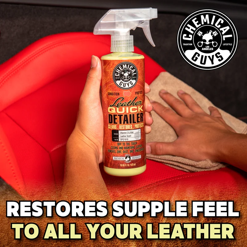 Chemical Guys Leather Quick Detailer Matte Finish Leather Care Spray (473ml) Interieur Artikelnummer: CG SPI21616