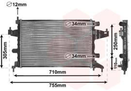 Radiateur Opel  Corsa C