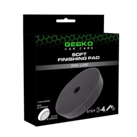 Gecko 150mm Polijstschijf Zacht Zwart ( Voor Steunplaat 125mm )