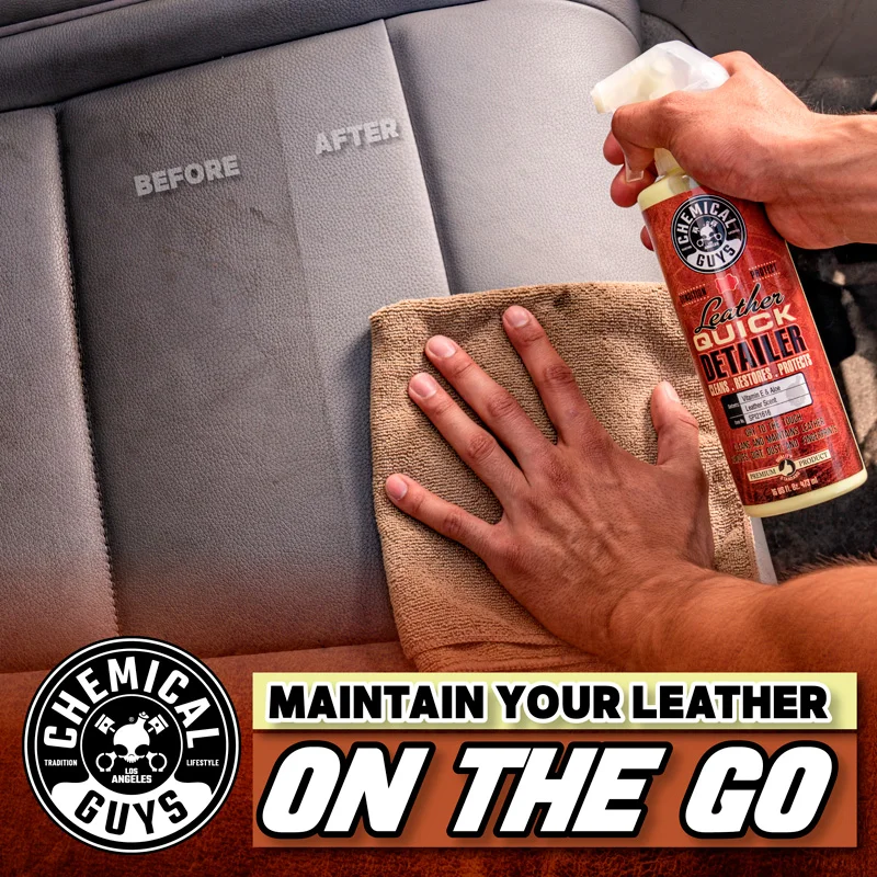 Chemical Guys Leather Quick Detailer Matte Finish Leather Care Spray (473ml) Interieur Artikelnummer: CG SPI21616