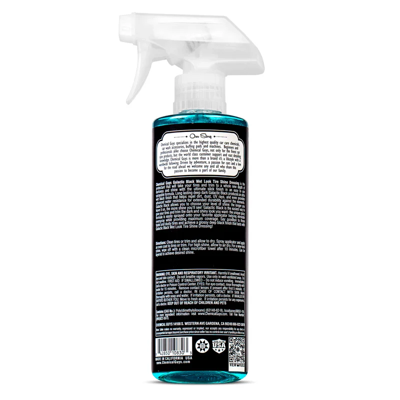 Chemical Guys Galactic Black Wet Tire Shine Dressing (473ml)