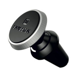 Swissten S-Grip Ventilator Telefoonhouder Magnetisch AV-M9 Metaal Zilver