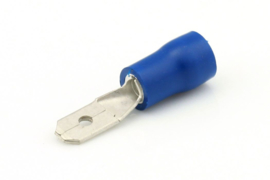 Vlaksteker 1.5-2.5mm² blauw 4.8mm