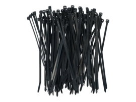 Womi Kabelbinders 150x3.6mm zwart 100 stuks