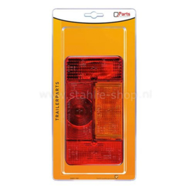 Q-Parts Achterlicht 5 functies 194mm x 104mm Links in blister