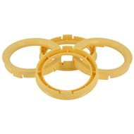 Centreer ring set 60.1->54.1mm Geel