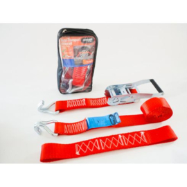 Jumbo Spanband Oprijwagen / Autoambulance - Rood - tot 17'' wielen