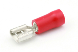 Vlakstekerhuls 0.5-1.5mm² rood 4.8x0.5mm