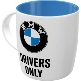 Retro koffiebeker BMW DRIVERS ONLY