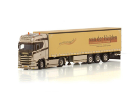 SCANIA S 500 4X2 MET SCHUIF ZEIL TRAIELR 3 AXLE VAN DER HEIJDEN TRANSPORT