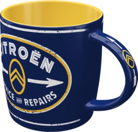 Retro koffiebeker Citroen Service & Repairs