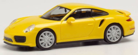 Porsche 911 Turbo, geel