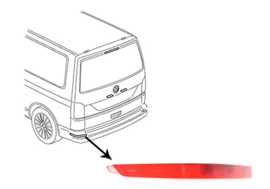 Reflector Volkswagen Transporter T6 2015- Links ( Achterklep )