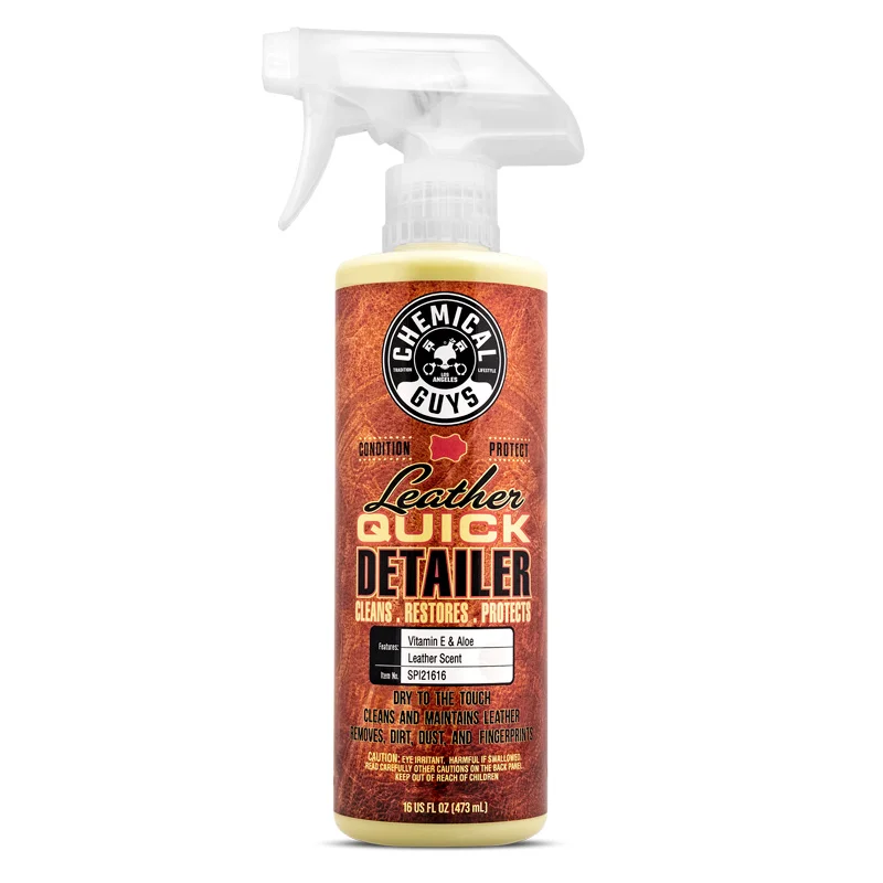 Chemical Guys Leather Quick Detailer Matte Finish Leather Care Spray (473ml) Interieur Artikelnummer: CG SPI21616