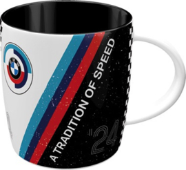 Retro koffiebeker BMW A TRADITION OF SPEED