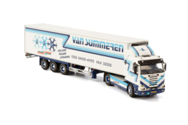 VAN SUMMEREN; SCANIA 3 SERIES STREAMLINE 4X2 REEFER TRAILER - 3 AXLE