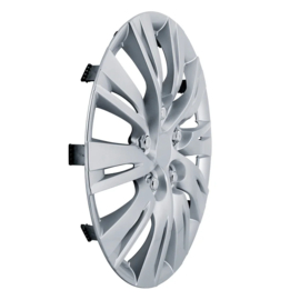 4-Delige Wieldoppenset Ohio 14-inch zilver