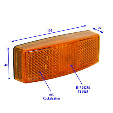 Verlichting zijkant Oranje (12V - W5W)