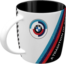 Retro koffiebeker BMW A TRADITION OF SPEED