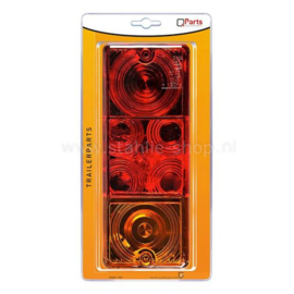 Q-Parts Achterlicht 4 functies 210mm x 83mm Links / Rechts