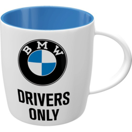 Retro koffiebeker BMW DRIVERS ONLY