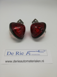 Saw , Zijkant verlichting , Rood/Wit , 12V/c5w(buis) 2x