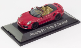 Porsche 911 Turbo S Cabriolet, rood Herpa