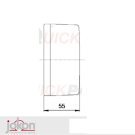 Achterlicht met kenteken verlichting (2x 21W+ 10W)