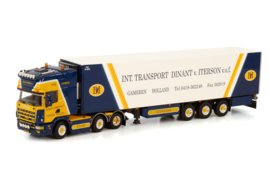 DINANT VAN ITERSON; SCANIA R4 TOPLINE 6X2 TWINSTEER REEFER TRAILER - 3 AXLE