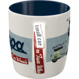 Retro koffiebeker Vespa Model Chart