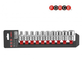 1/2'' E-torx doppenset 10 delig