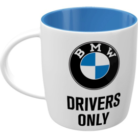 Retro koffiebeker BMW DRIVERS ONLY