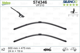 Ruitenwisserset Audi A3  06/2003 - 08/2004