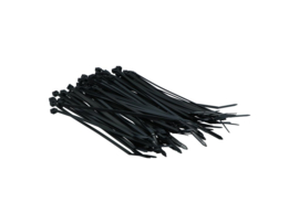 Womi Kabelbinders 200x4.8mm zwart 100 stuks