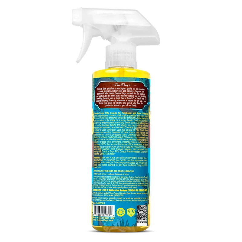 Chemical Guys Pina Colada Scent Air Freshener & Odor Eliminator (473ml)