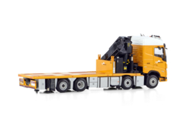 Mourik; VOLVO FH5 GLOBETROTTER 8X2 TAG AXLE RIGED FLATBED TRUCK 8X2 TAG AXLE WITH PALFINGER