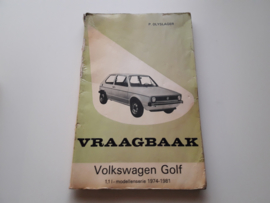 Vraagbaak Volkswagen Golf 1974-1981 Motor 1.1 benzine