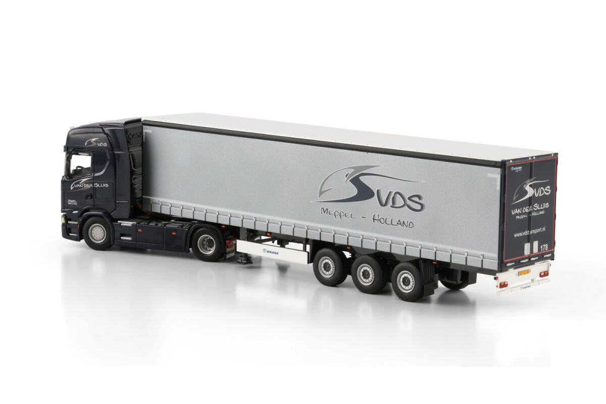 Van der Sluis transport; SCANIA S HIGHLINE CS20H 4X2 CURTAINSIDE TRAILER - 3 AXLE