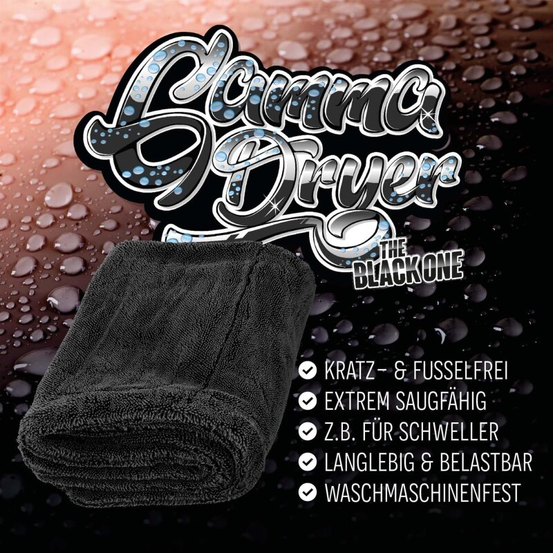 Gamma Dryer Schwarz 50x80 cm