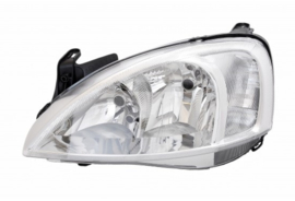 Koplamp Opel Corsa C 2000-2002 Links (H7+H7 Bosch + Valeo)