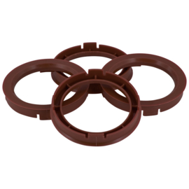 Centreer ring set 73.0->63.4mm Bruin