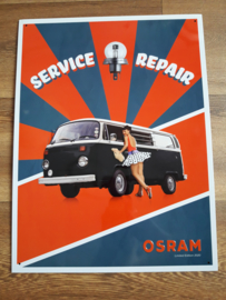 Reclamebord Osram Lampen - Volkswagen Transporter