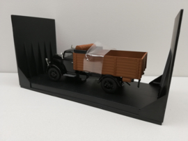 Opel Blitz 3,5 Ton Open Transport Truck Black.