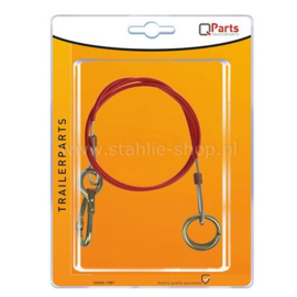 Q-Parts Breekkabel 100cm Rood