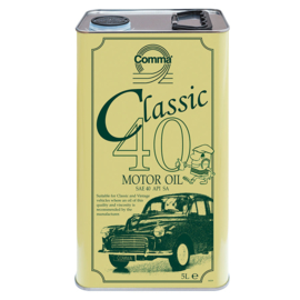 Comma Classic Motor Oil 40  voor hoge buitentemperatuur 5ltr