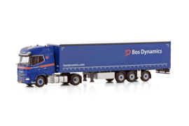 Bos Dynamics; DAF XG+ 4X2 TRIDEC CURTAINSIDE TRAILER - 3 AXLE