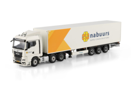Nabuurs; MAN TGX GM 6X2 TWIN STEER BOX TRAILER - 3 AXLE