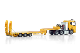 Premium Line; DAF XF SL 6X2 TWIN STEER SEMI LOW LOADER WITH RAMPS - 3 AXLE