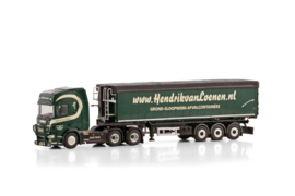 HENDRIK VAN LOENEN; SCANIA R HIGHLINE CR20H 6X2 TAG AXLE TIPPER VOLUME TRAILER - 3 AXLE